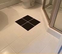 After cleaning — Bathroom Tile Refresh