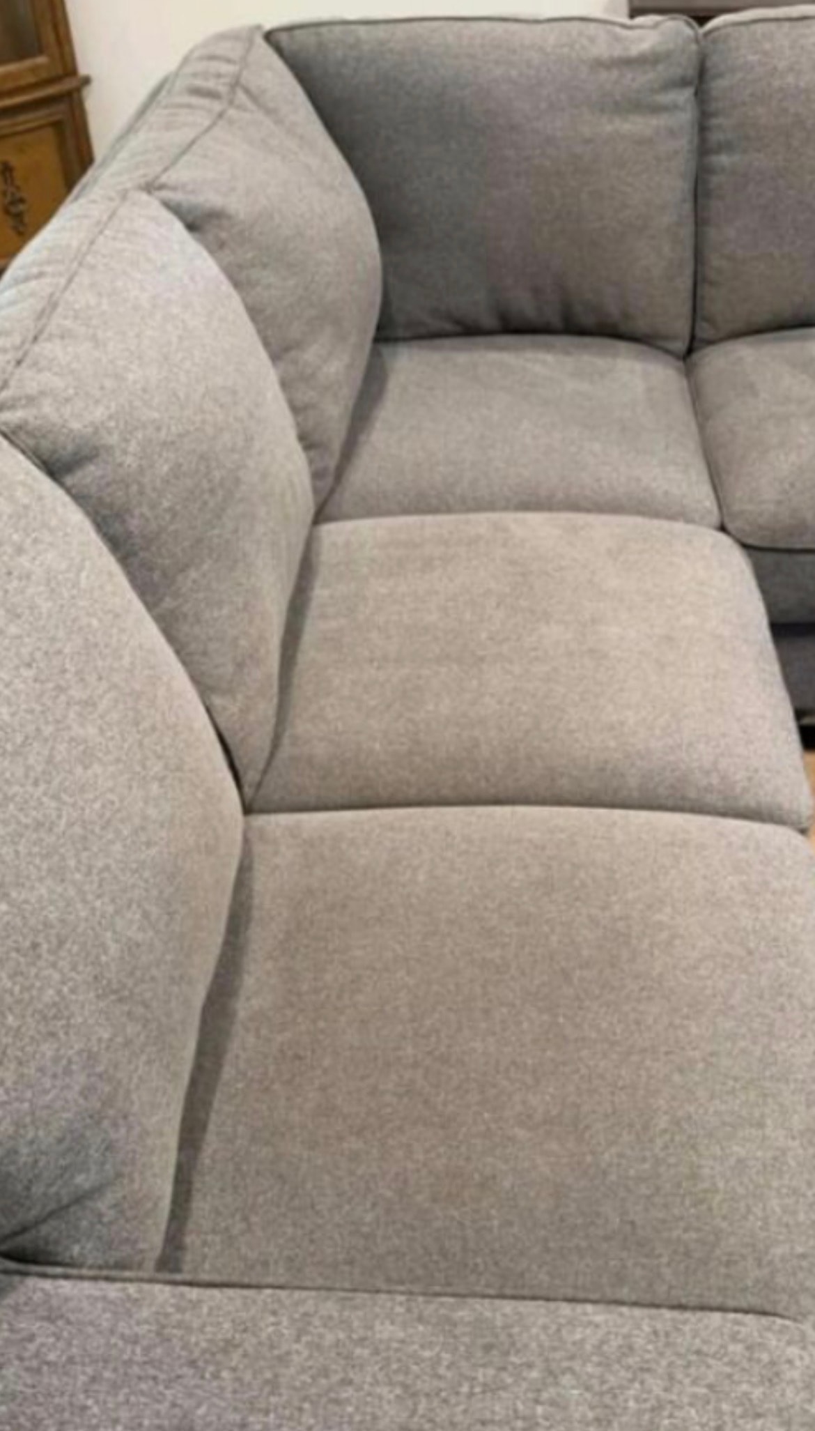 After cleaning — Sectional Sofa Cleaning